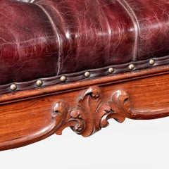 Large Victorian Rosewood Stool