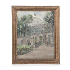 Peinture représentant Regent's Park, réalisée par l'artiste Florence Rowley Bristow, qui