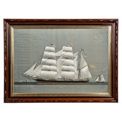 A Particularly Fine and Large Silkwork Picture attributed to Thomas Willis