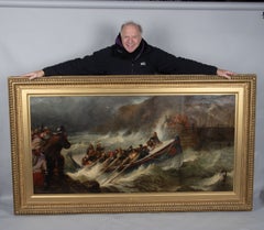 The Return, Saved from the Wreck by Thomas Brooks, Exhibited at the Royal Academ