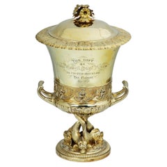 A George IV Silver Gilt Cup and Cover Made by Rundell, Bridge and Rundell