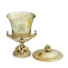 A George IV Silver Gilt Cup and Cover Made by Rundell, Bridge and Rundell