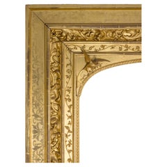 Very Large Renaissance Revival Gilded French Frame 19th Century, Circa 1835