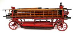 Oversized Ladder Fire Truck, American, (New York). Marked “Brooklyn, ” circa 1910