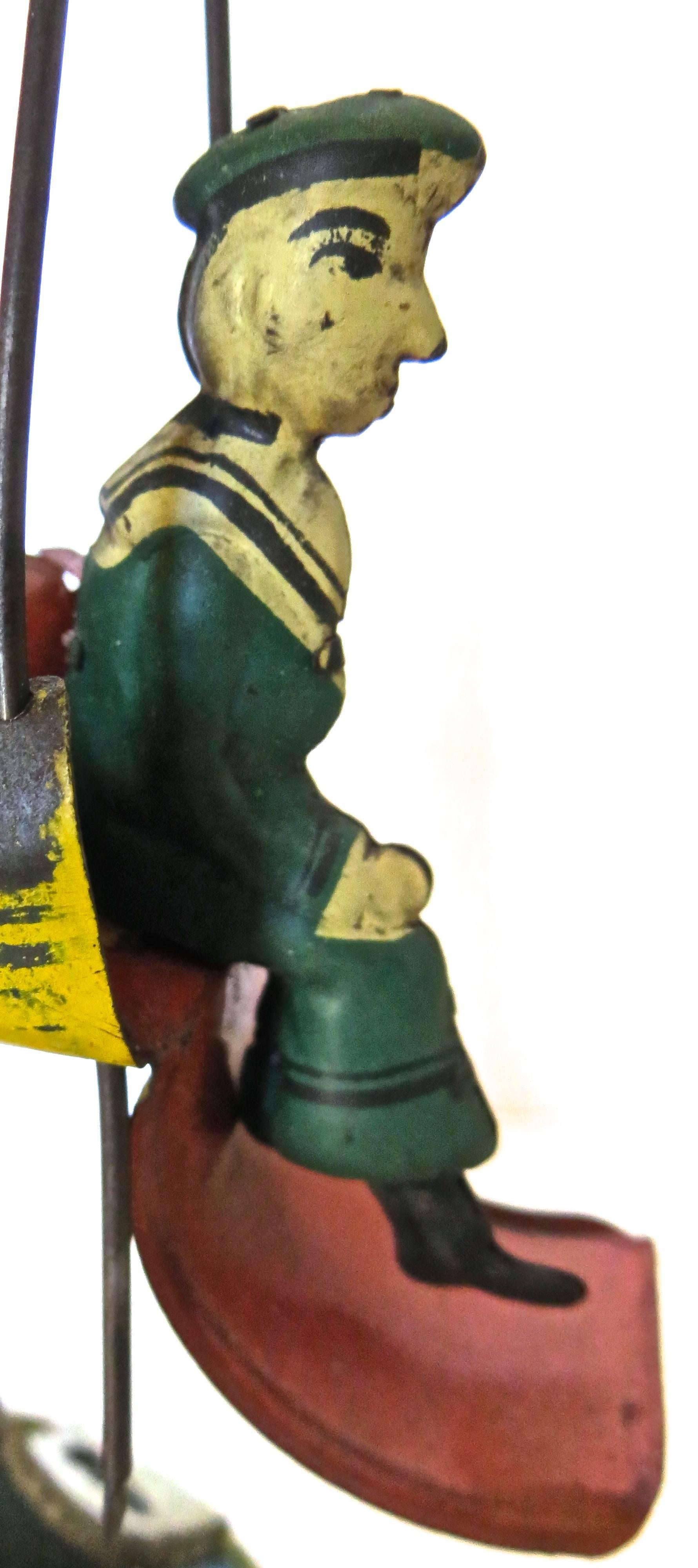 American Tin Toy, Clockwork Carousel, circa 1895 1