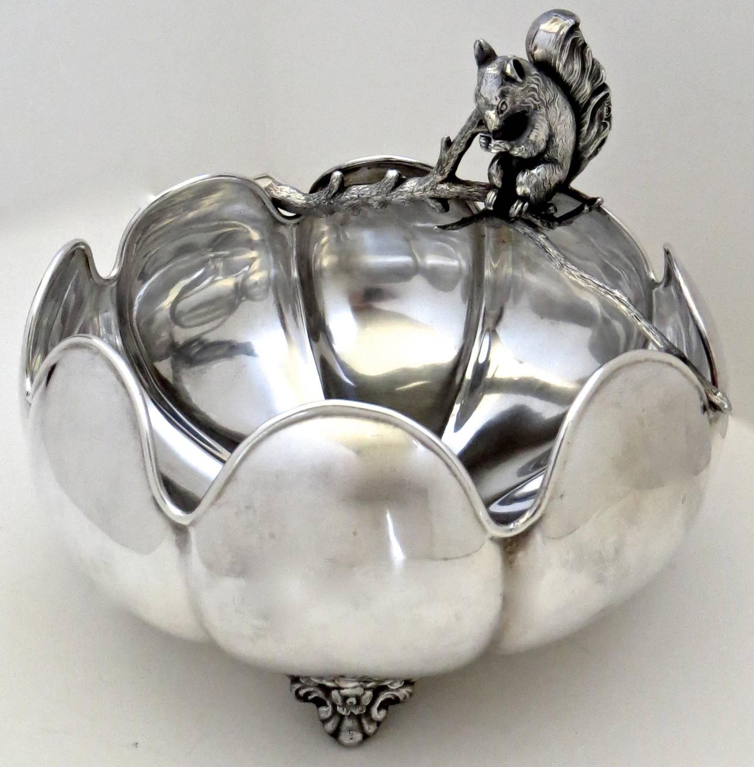 19th Century Squirrel Nut Bowl, circa 1910 For Sale at 1stdibs