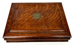 Service à fruits et à desserts britannique du XIXe siècle, en nacre et métal plaqué, présenté dans un coffret en chêne, pour six personnes