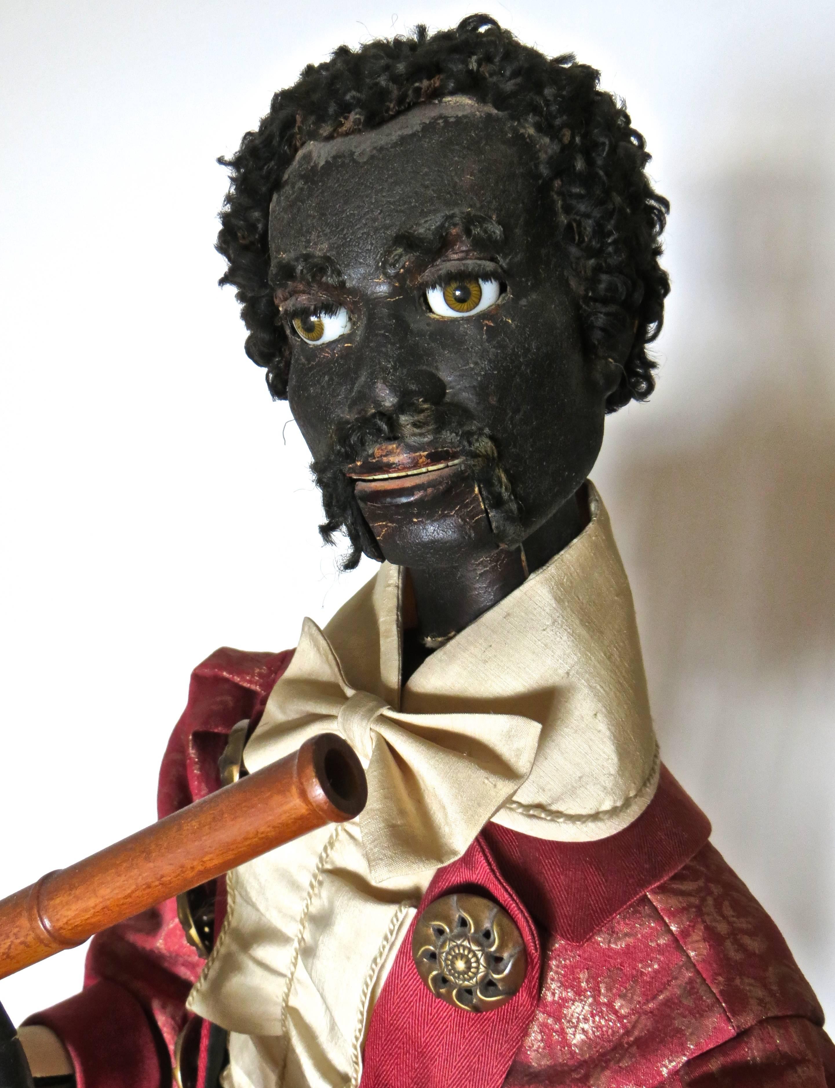 “Ethiopian Flutist” French Musical Automaton by Gustave Vichy, circa 1870s 1