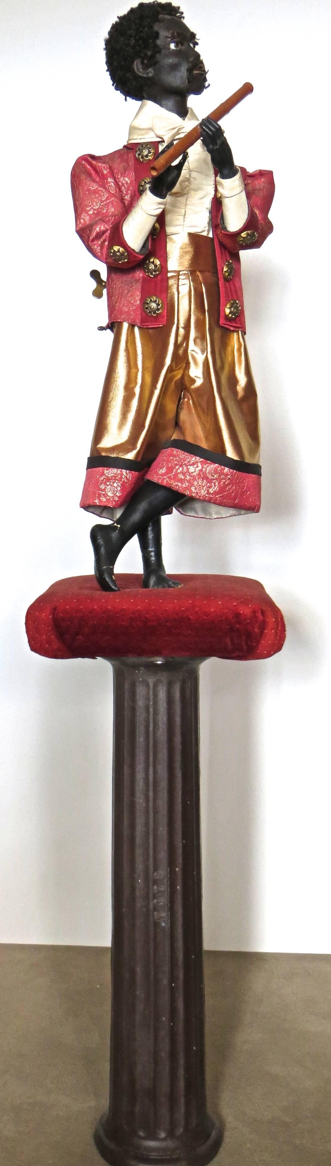 “Ethiopian Flutist” French Musical Automaton by Gustave Vichy, circa 1870s 2