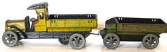 Double Loader Clockwork Truck and Trailer, German, circa 1920