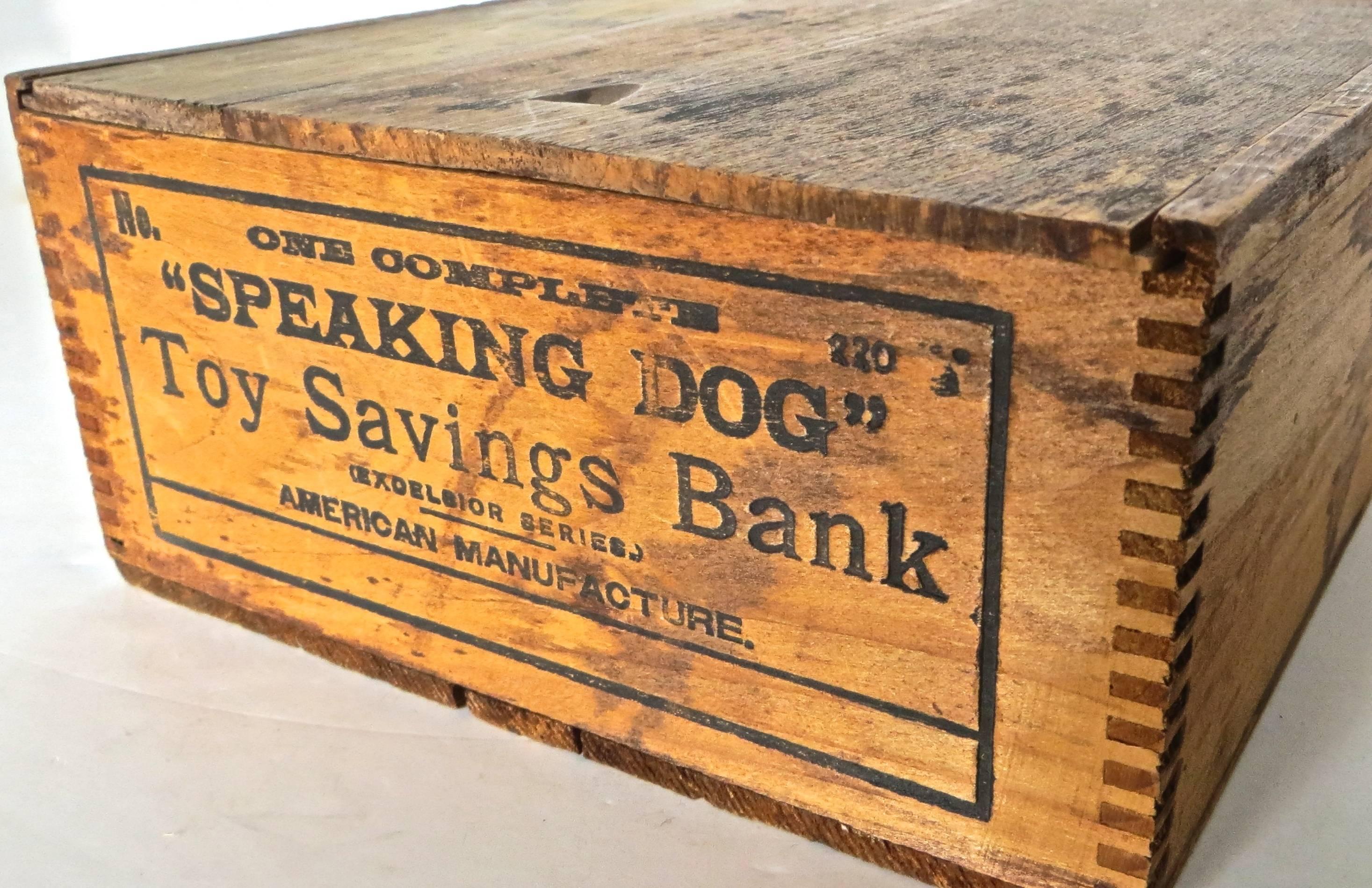 speaking dog bank