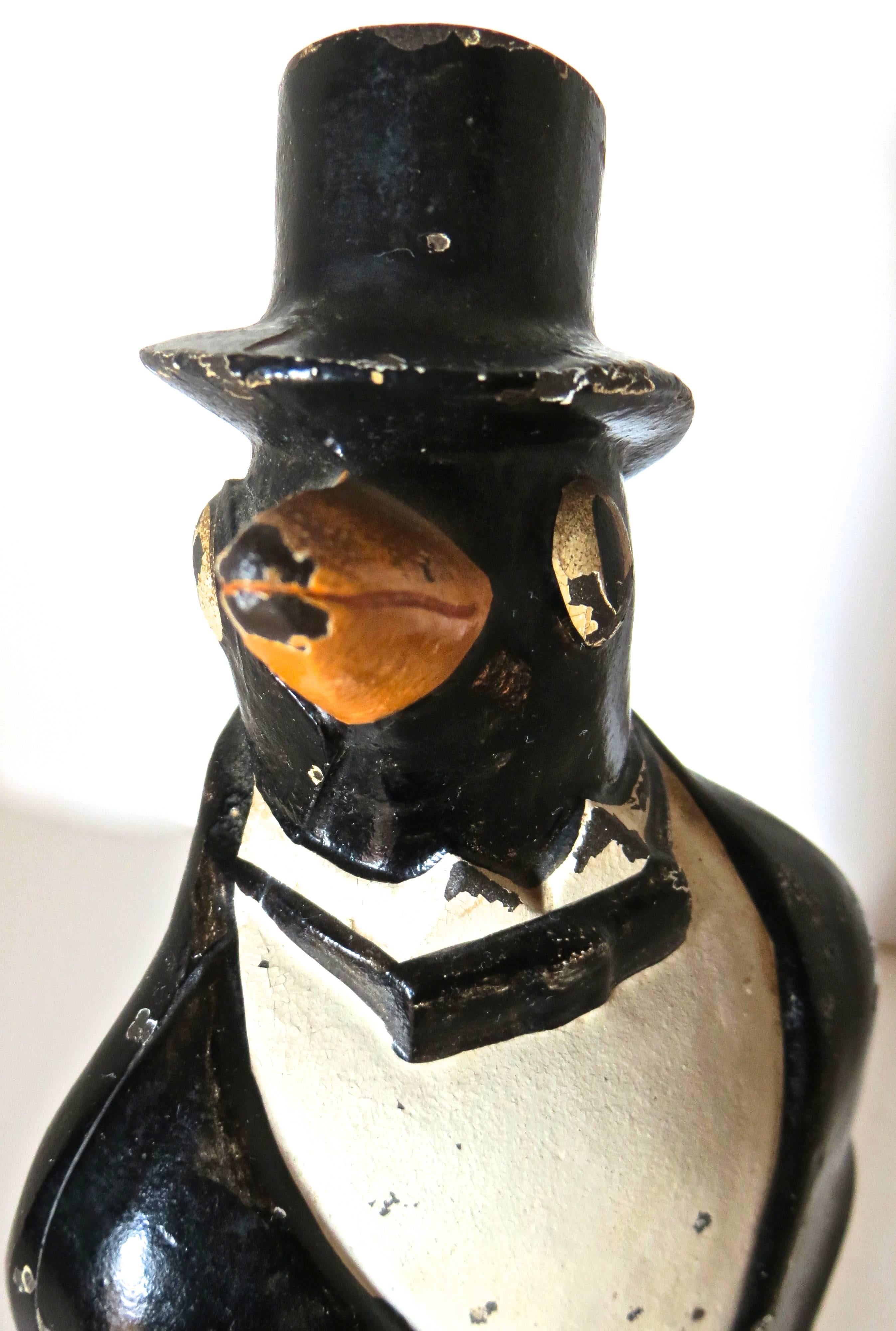 penguin with a top hat