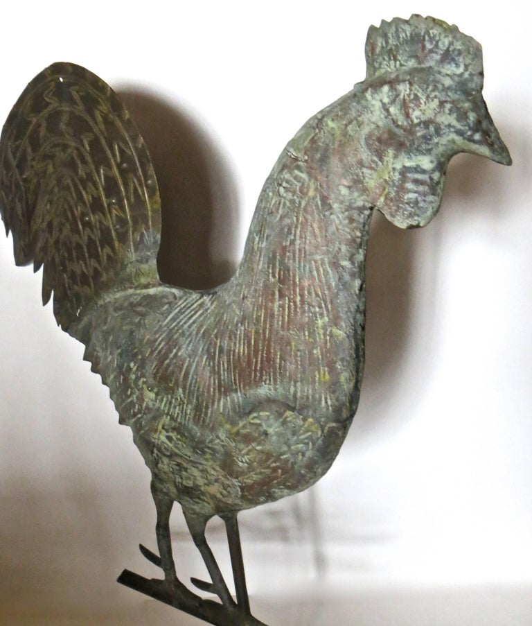 19th Century, Rooster Weathervane, American For Sale at 1stDibs