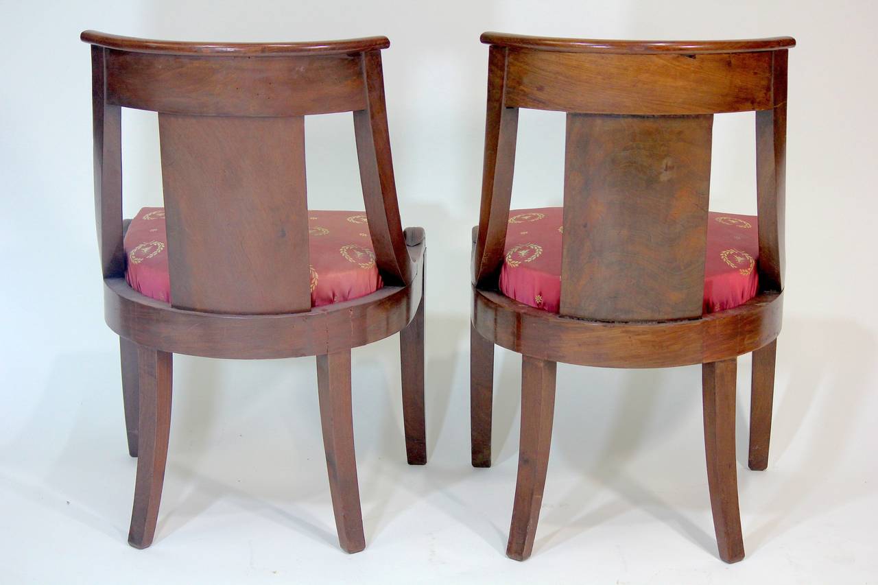 Period French Empire Chairs, circa 1815 with Famed Provenance For Sale 2