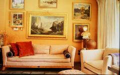 Large Oil Attributed to California Artist Thomas Hill 'Yosemite Valley'