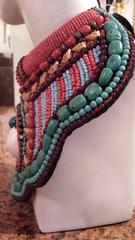 Vintage Statement Beaded Collar Necklace