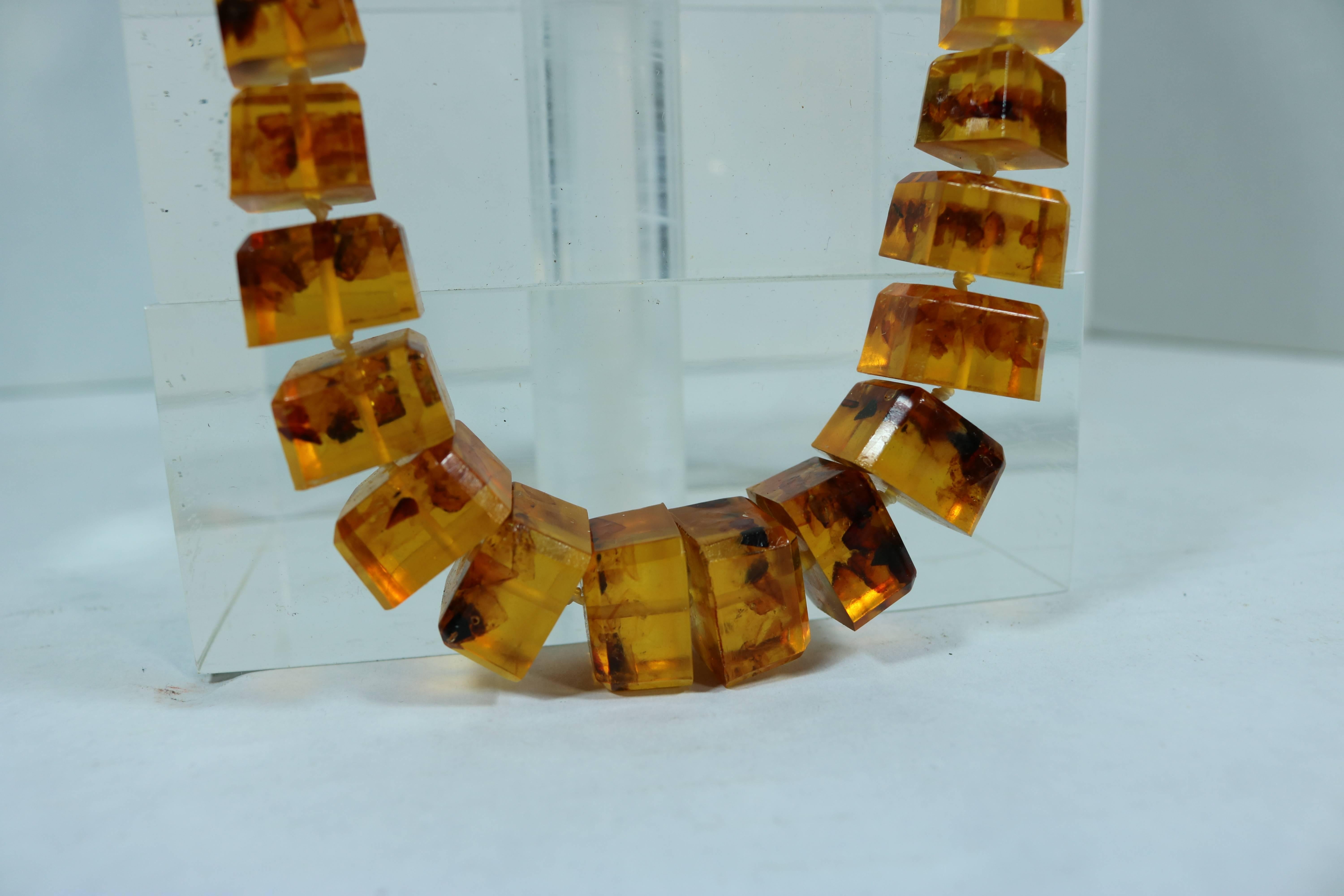 20th Century Fine Baltic Graduated, Amber Necklace