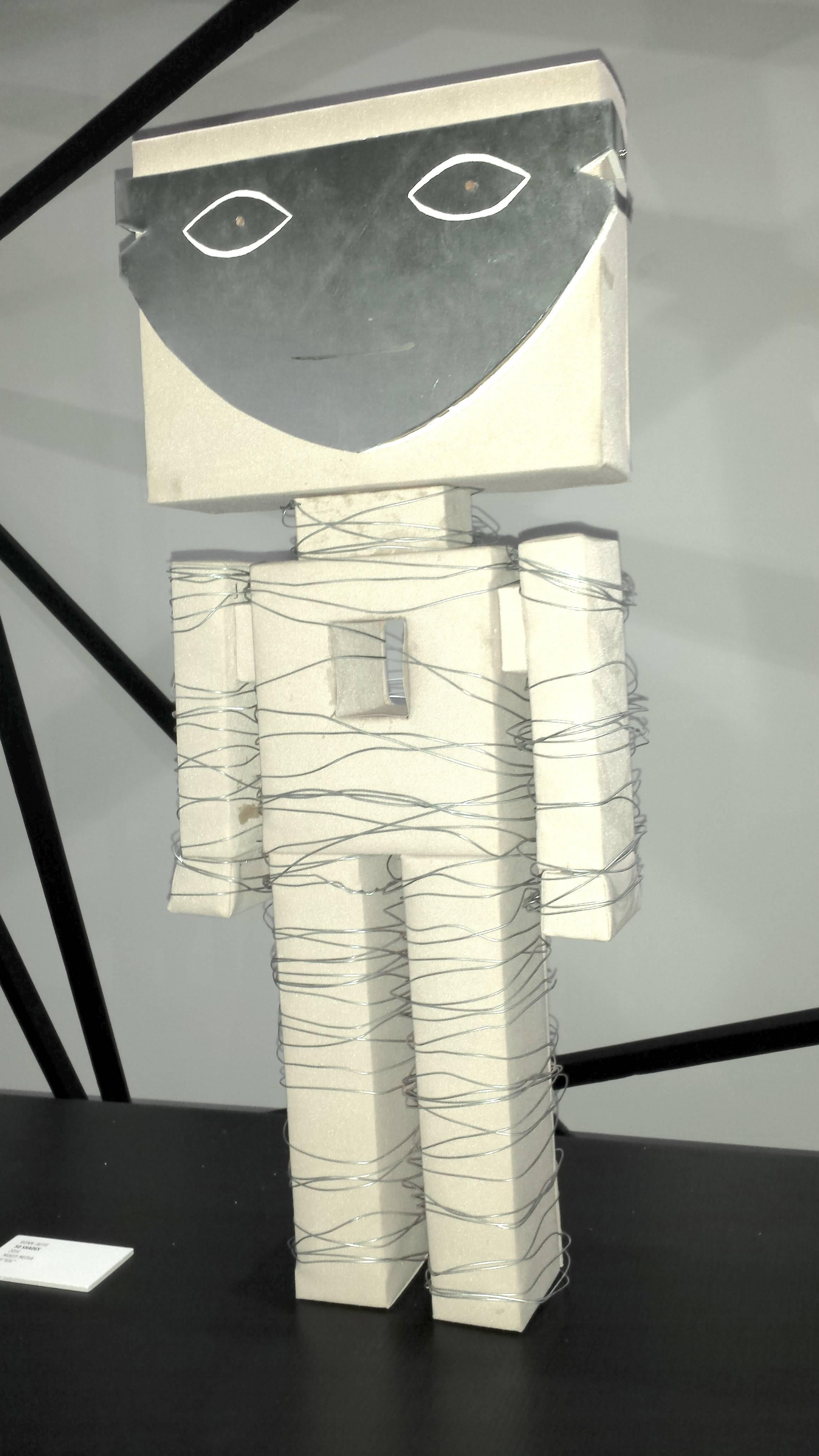 Cotton Canvas Ronn Jaffe's Iconic 'Holloman' Sculpture, I M U, 50 Shades of Grey For Sale