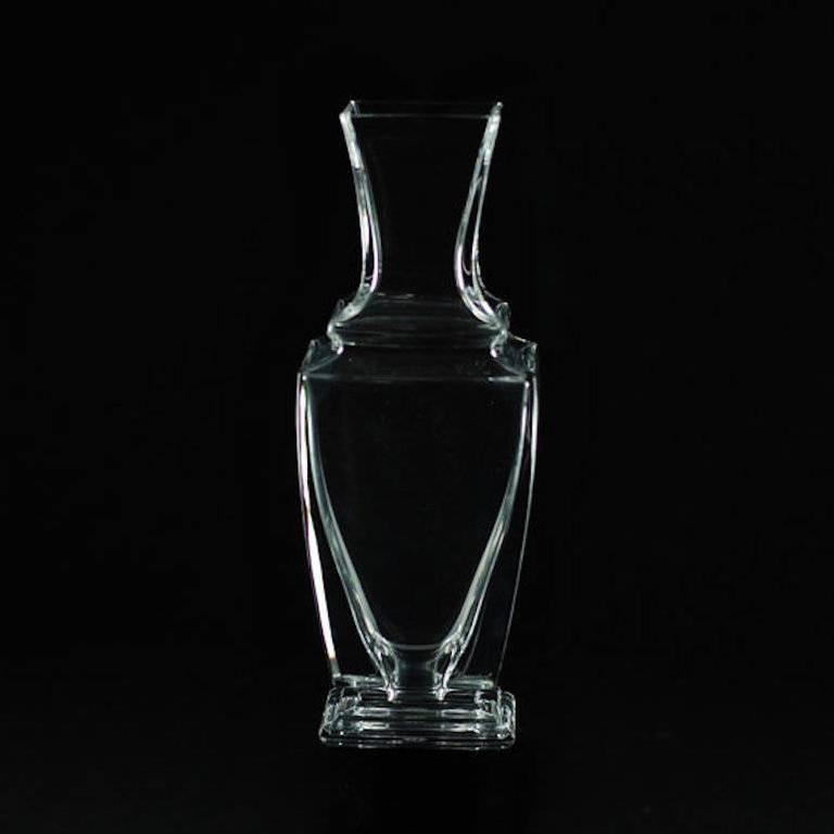 Elegant Vintage Baccarat Clear Crystal Vase For Sale at ...