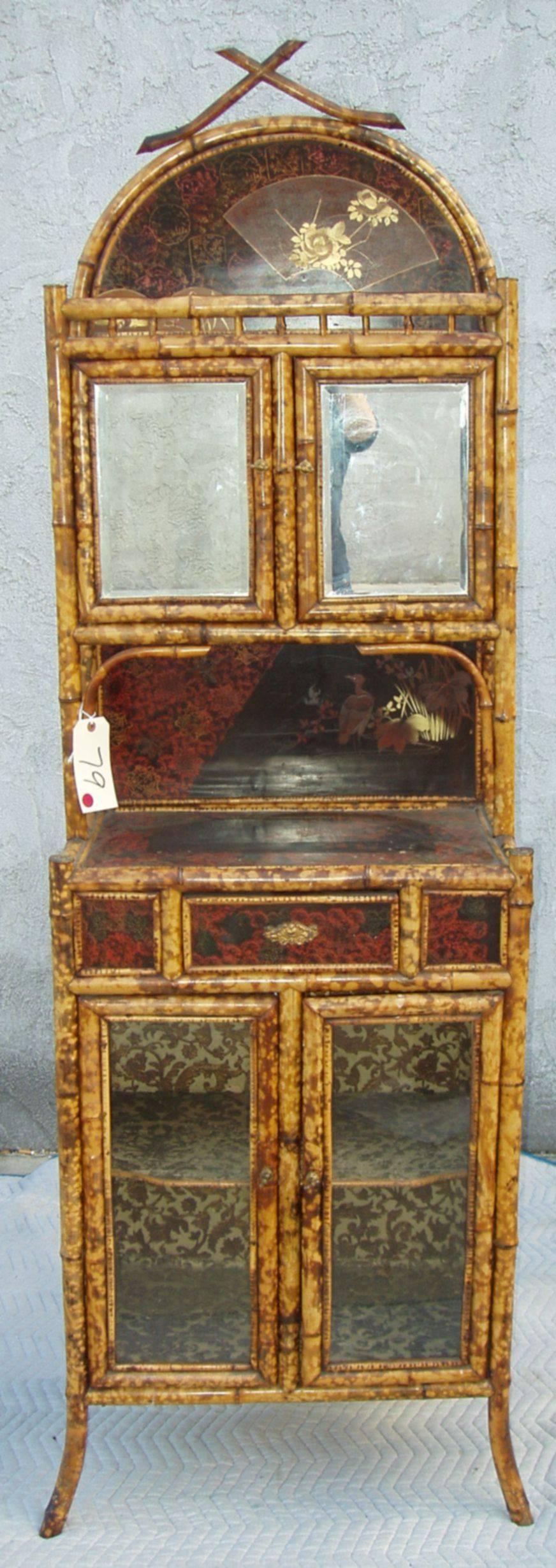 Superb English Bamboo Cabinet, 19th Century For Sale 2