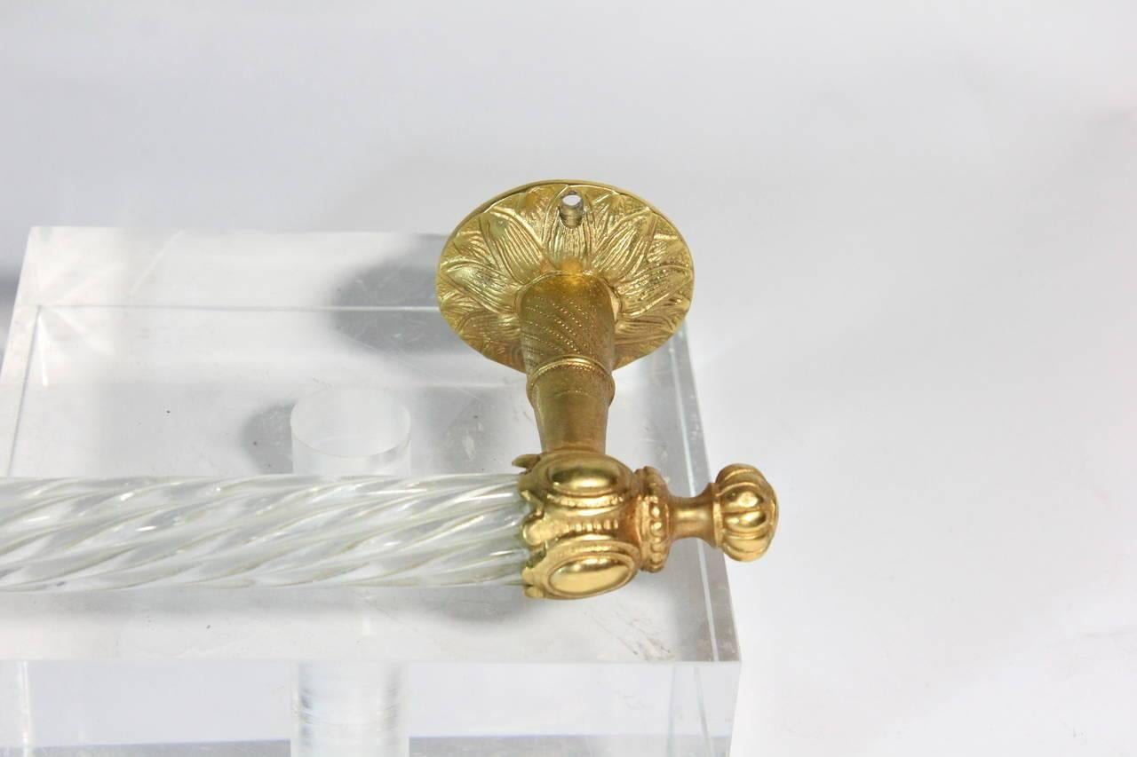20th Century Luxe 22-Karat Gold Plate Sherle Wagner Faucet Set