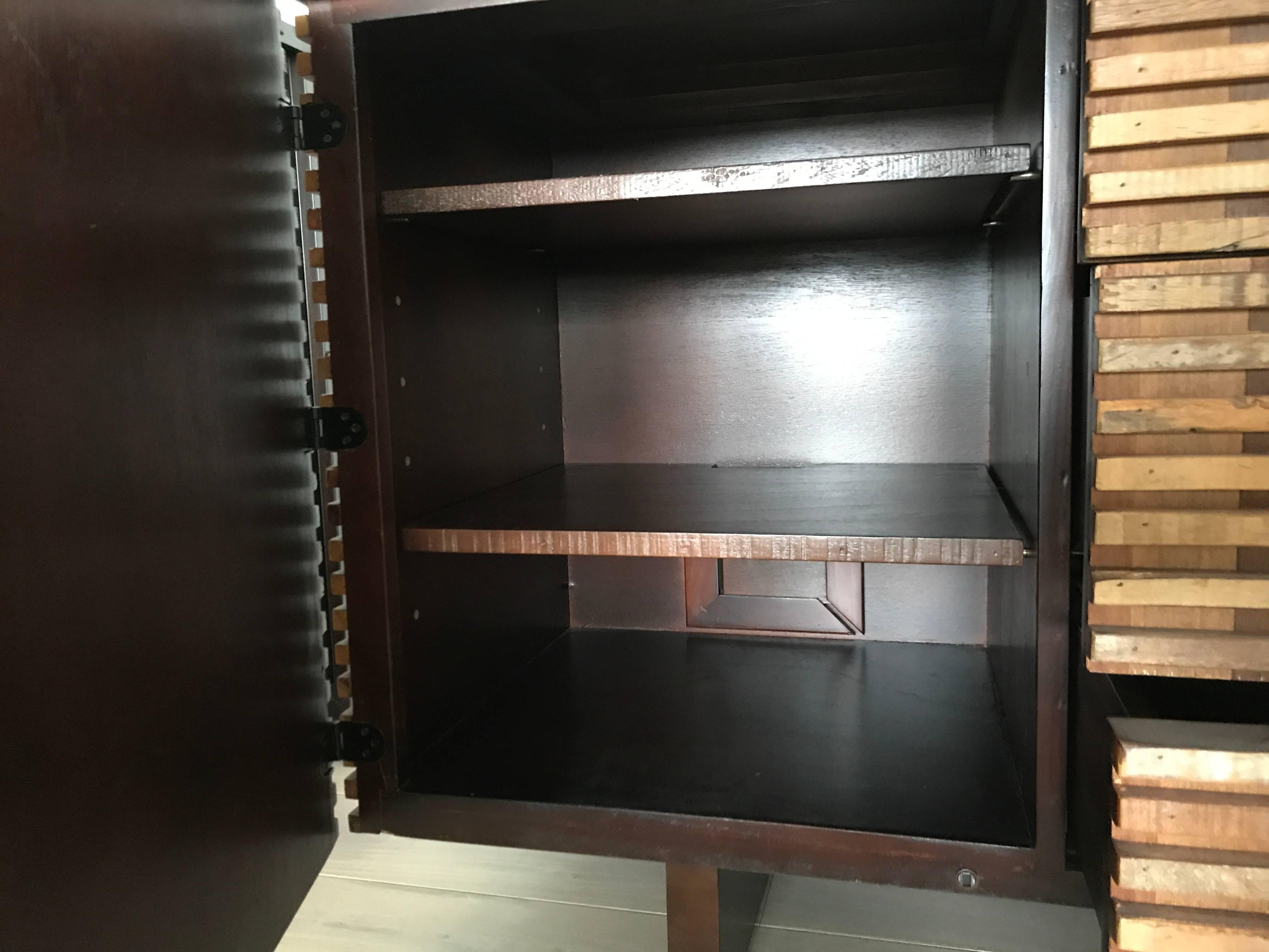 RH Modern Sustainable Wood Buffet Cabinet Sideboard In Good Condition In West Palm Beach, FL