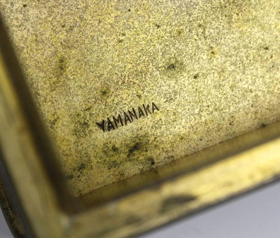 Yamanaka Finest Cloisonné Enamel Box W Jadeite Inlay, circa 1920, Inspired Gift For Sale 1