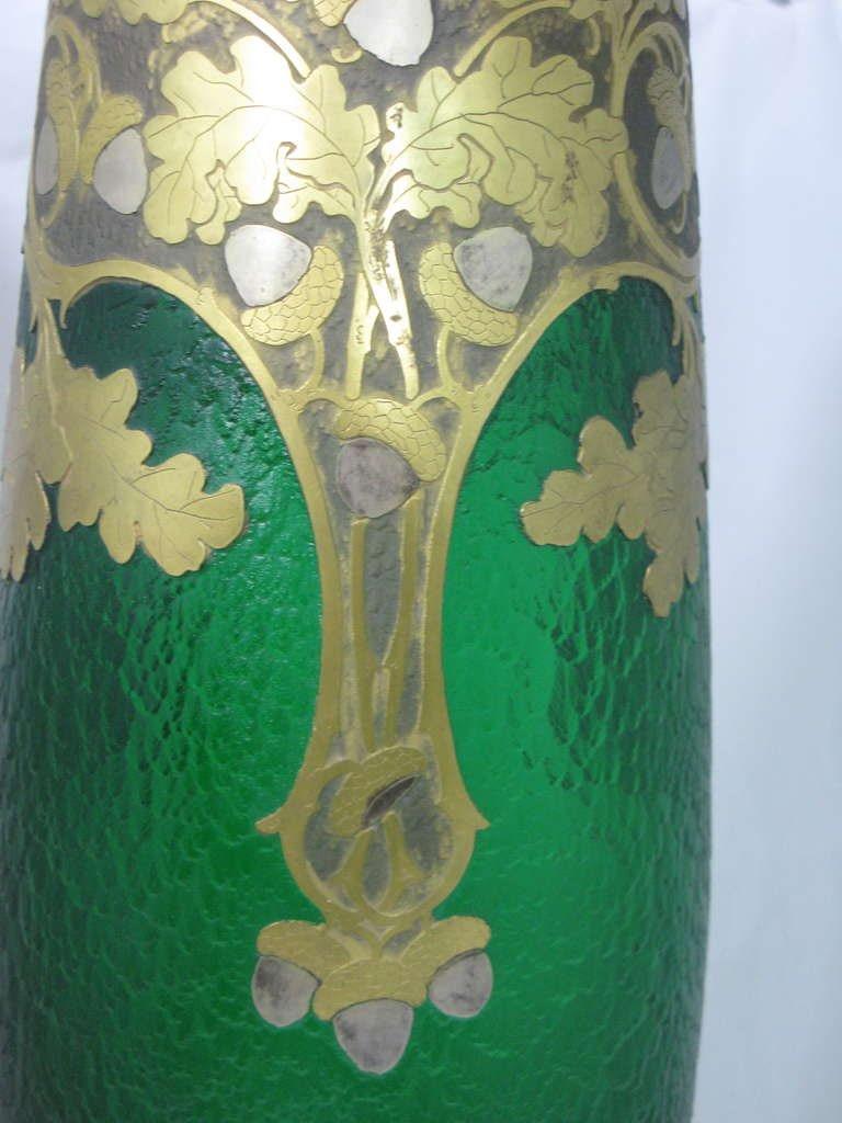 For a Connoisseur--A Most Remarkable Rare Find in the Manner of Emil Galle, Lalique, and Daum his contemporaries. May be one of a kind.
The most extraordinary Large Art Nouveau 'EXHIBITION' Vase by master glass artist Francois-Theodore Legras,