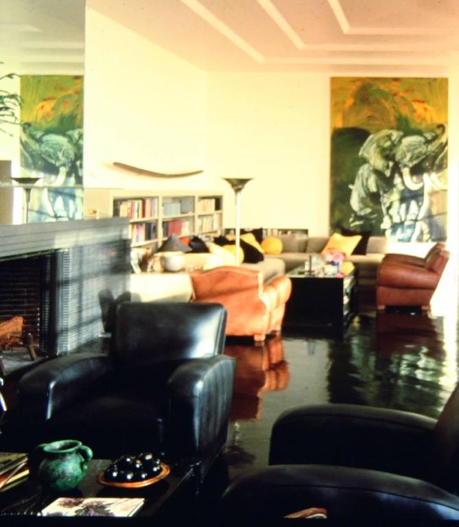 Art Deco Upholstered Mustache Club Lounge Chair Nailhead Back Trim For