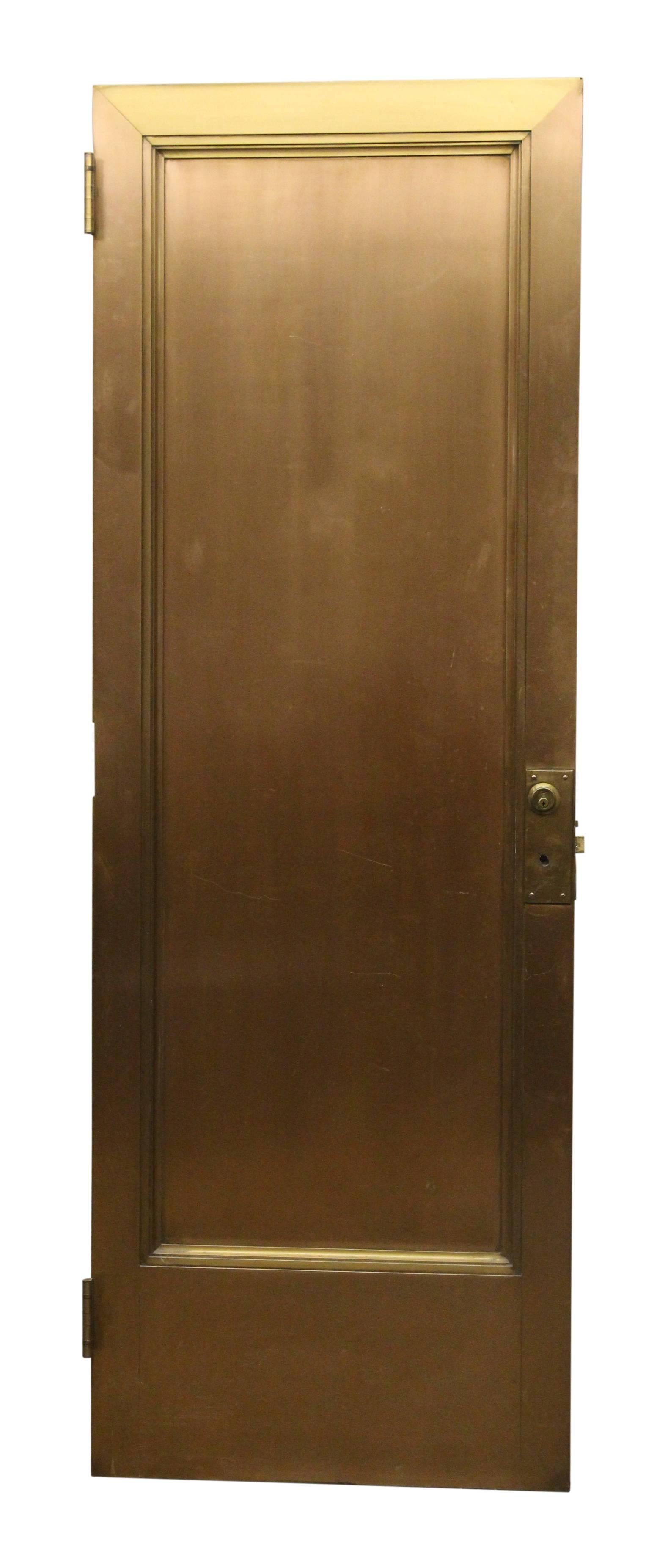 American 1920s Brass Door from a Manhattan Lobby