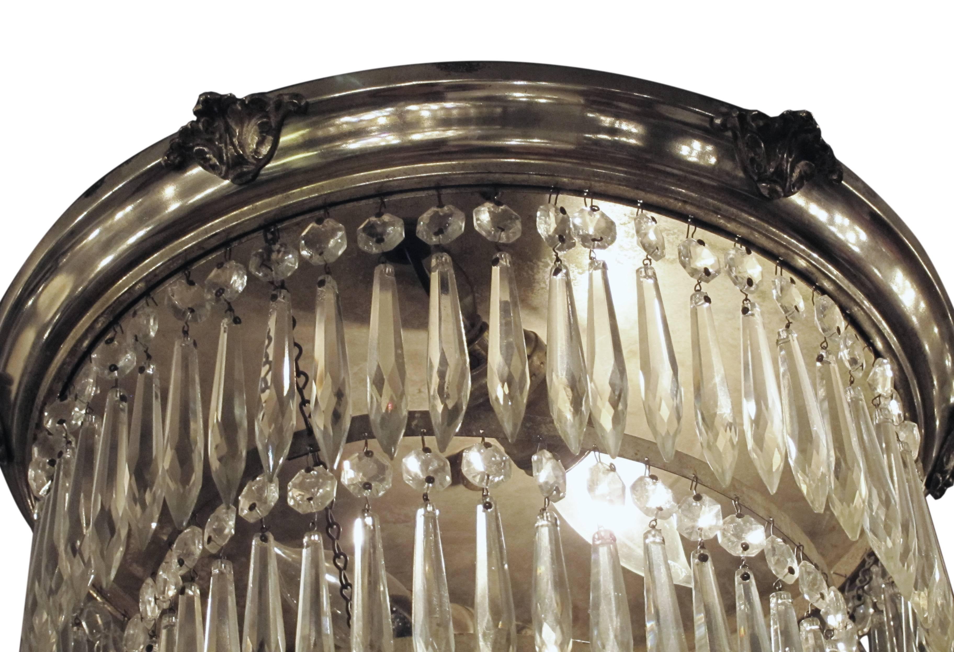 1920s crystal chandelier