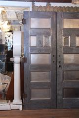 1920s Pair of Fireproof Kalamein Doors with Five Panels by Coburn Trolley Co