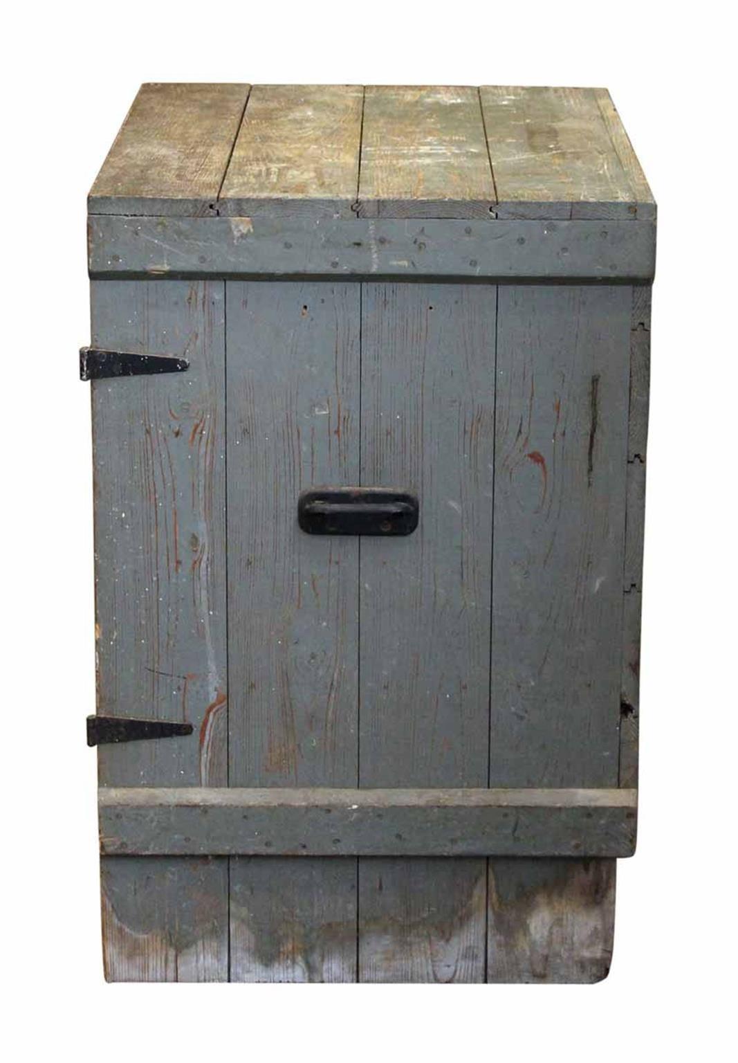 1920s Antique Wooden Tool Cabinet with Five Drawers 1