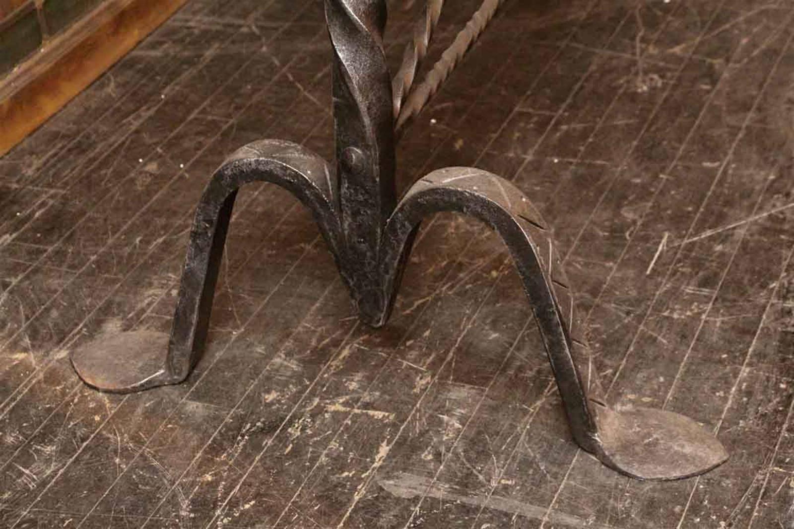 1920s Hand Wrought Iron Bank Table by Samuel Yellin For Sale 1