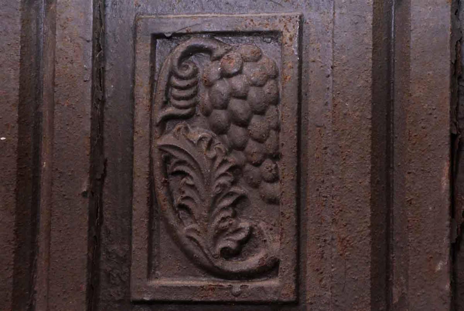 1920s Cast Iron Decorative Door Panel from West 57th St in NYC 2