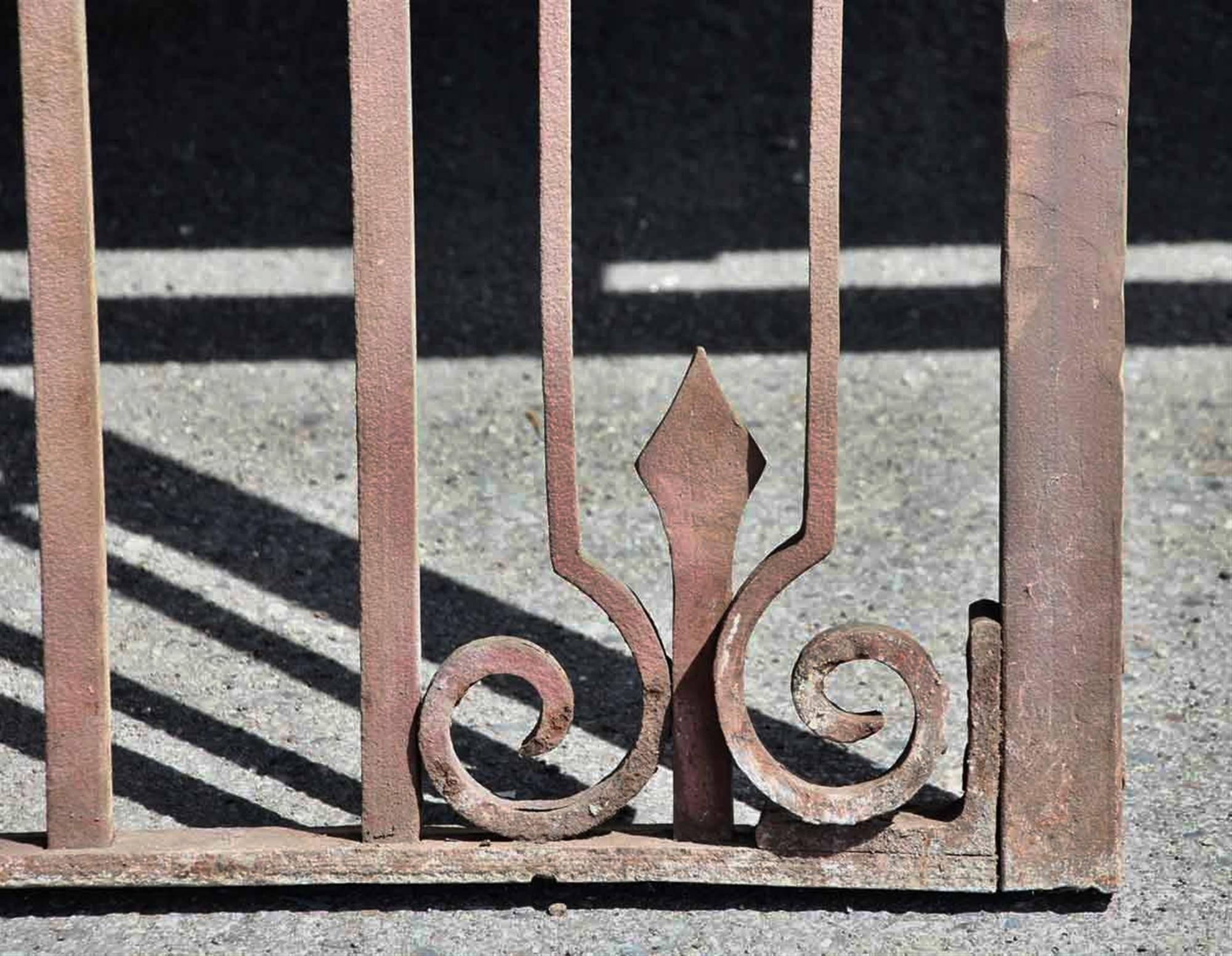 1920s Pair of Large Entrance Driveway Wrought Iron Gates In Excellent Condition In New York, NY