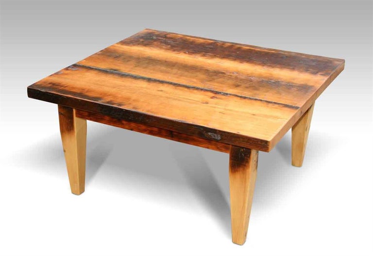 Customizable Rustic Farm Style Coffee Table For Sale at