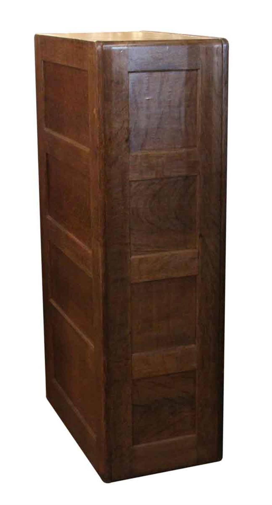 Industrial Library Bureau Sole Makers Oak File Cabinet