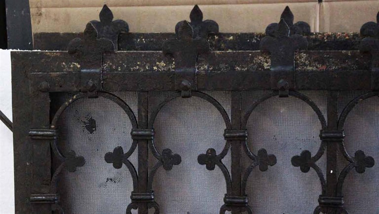 wrought iron window guards iron frame design 1880s pair of original tudor wrought iron window guards with coat arm center pair wrought iron window guards coat arms wrought iron window guards iron frame design 1880s pair of original tudor wrought iron window guards with coat arm center pair wrought iron window guards coat arms