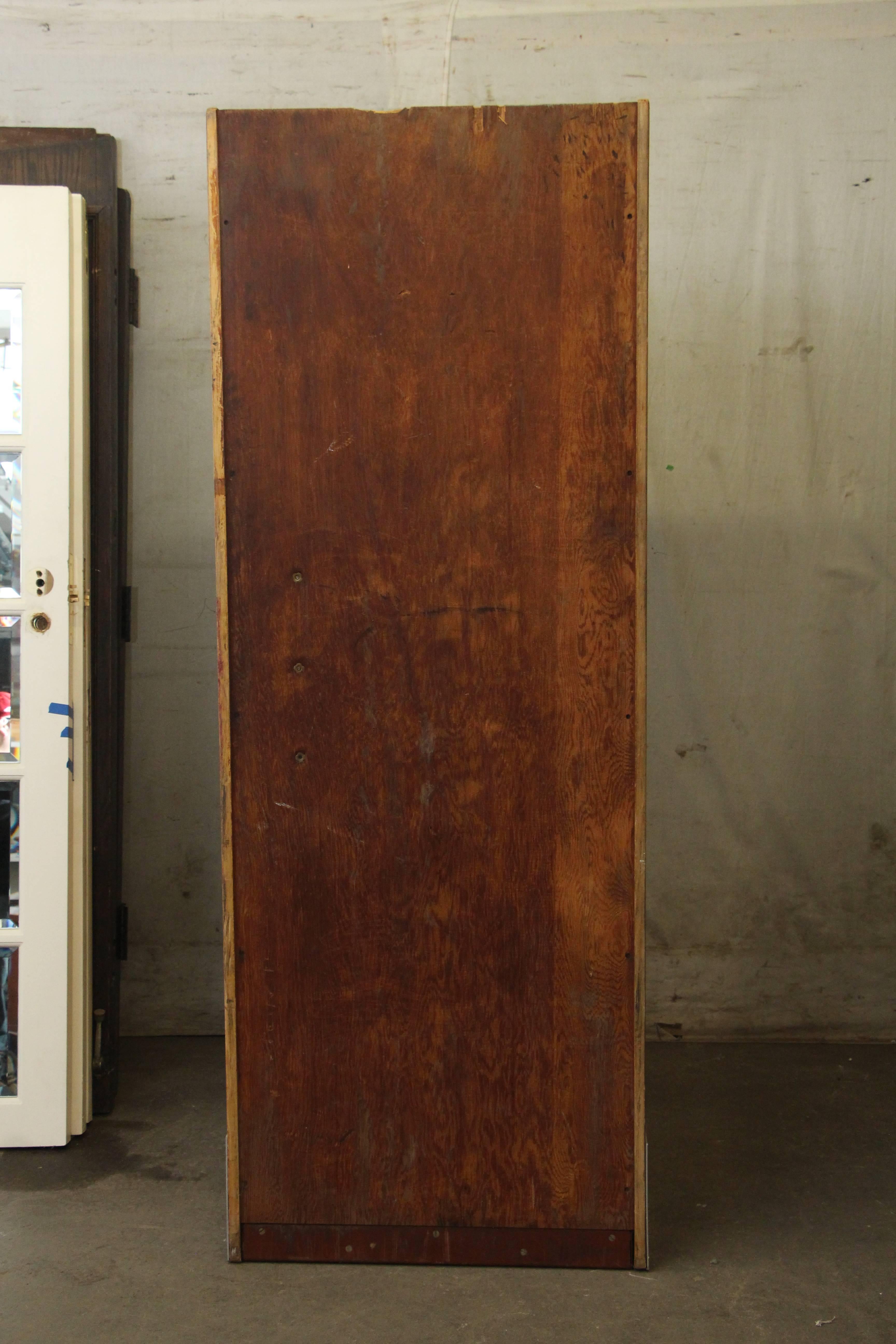wooden telephone booth