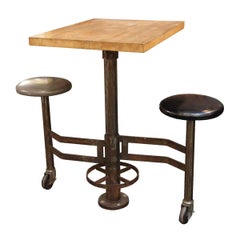 Wood Industrial and Work Tables