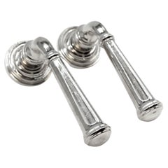 Chrome Plate Brass Fixed Lever Door Knob Set Qty. Available