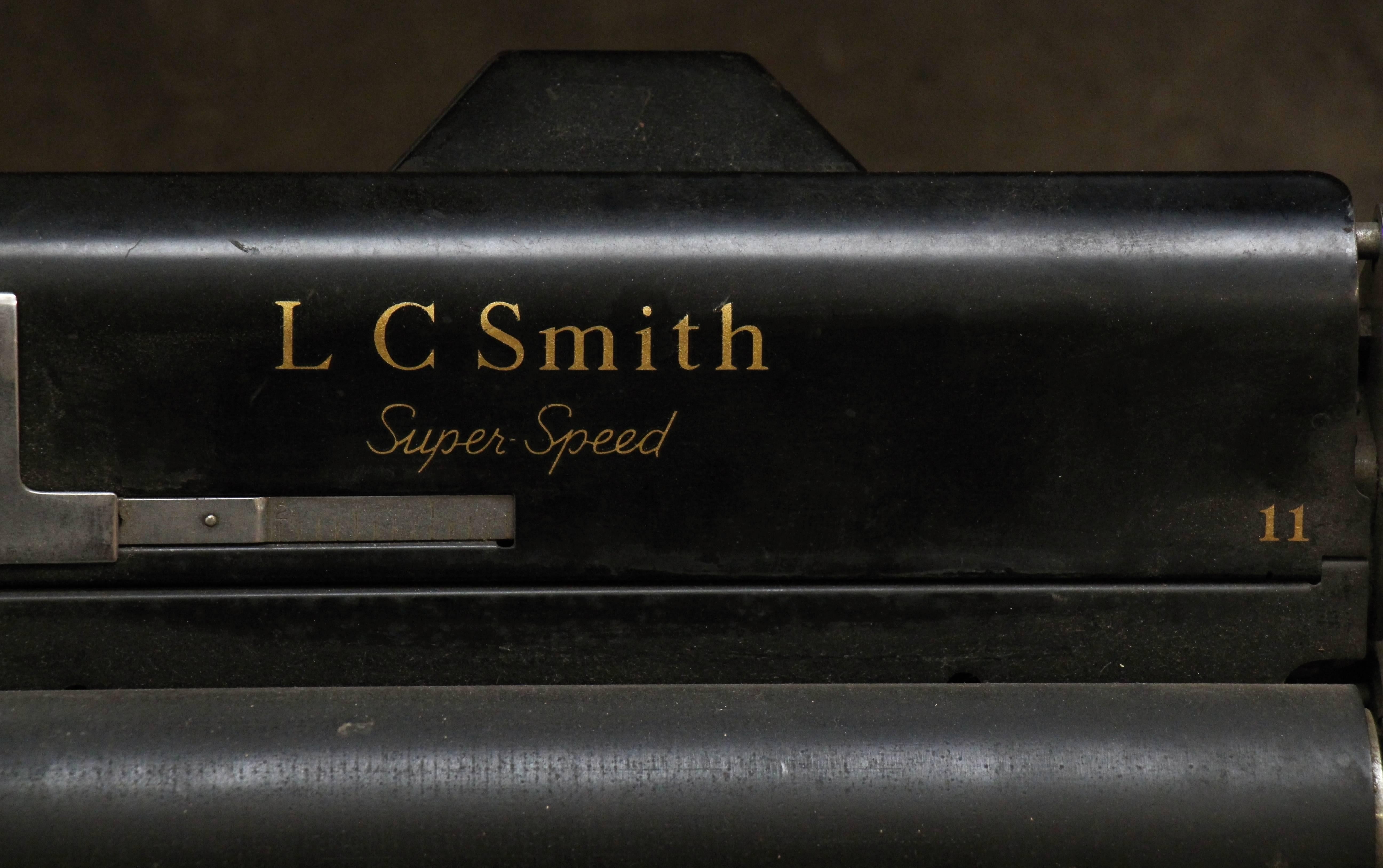 American 1938 L.C. Smith & Corona Super Speed Typewriter