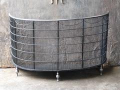 19th Century Brass Fireplace Guard