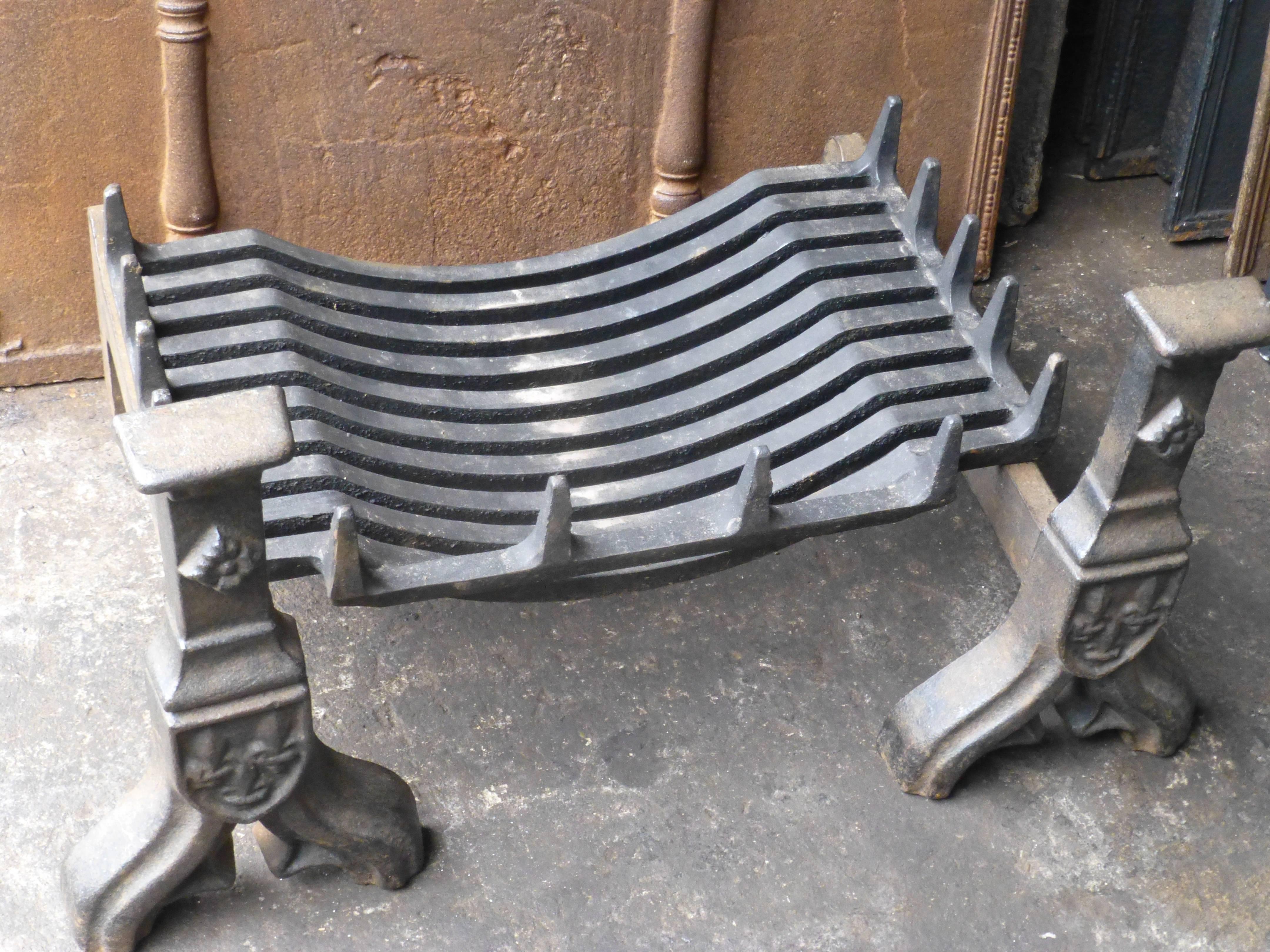 19th Century English Fireplace Grate or Fire Grate 3
