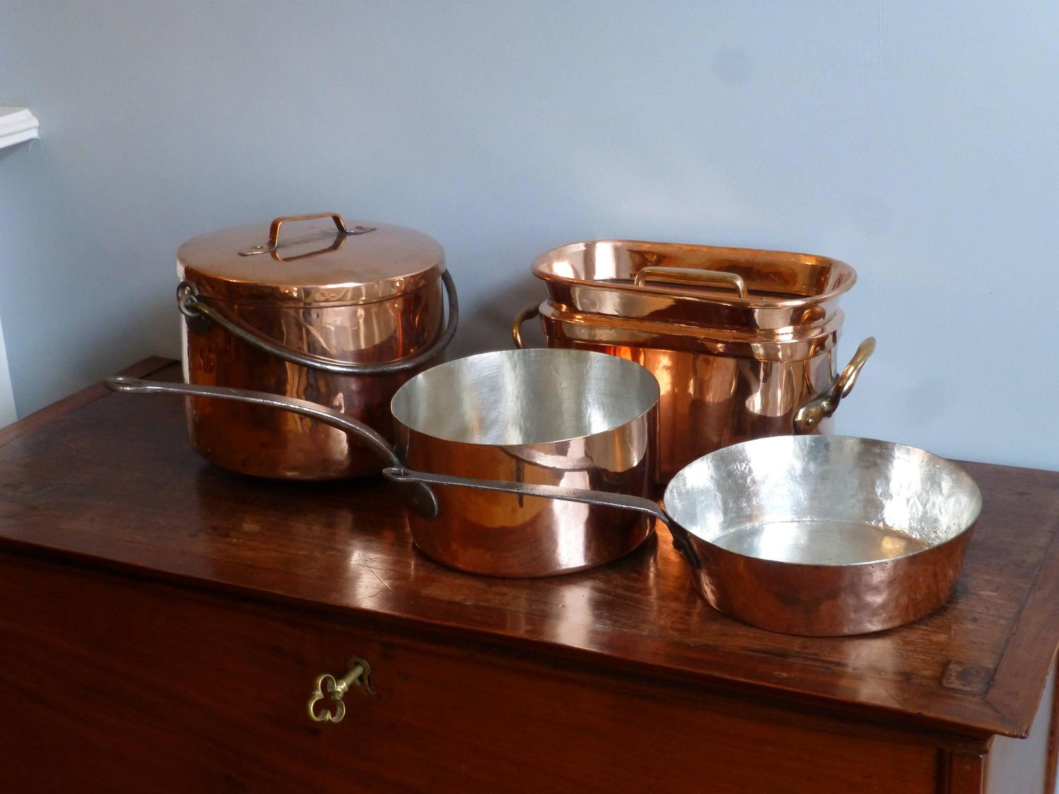 copper bottom pots and pans set