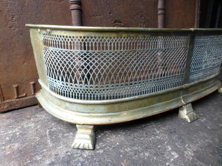 19th Century English Fireplace Fender Fire Fender At 1stdibs