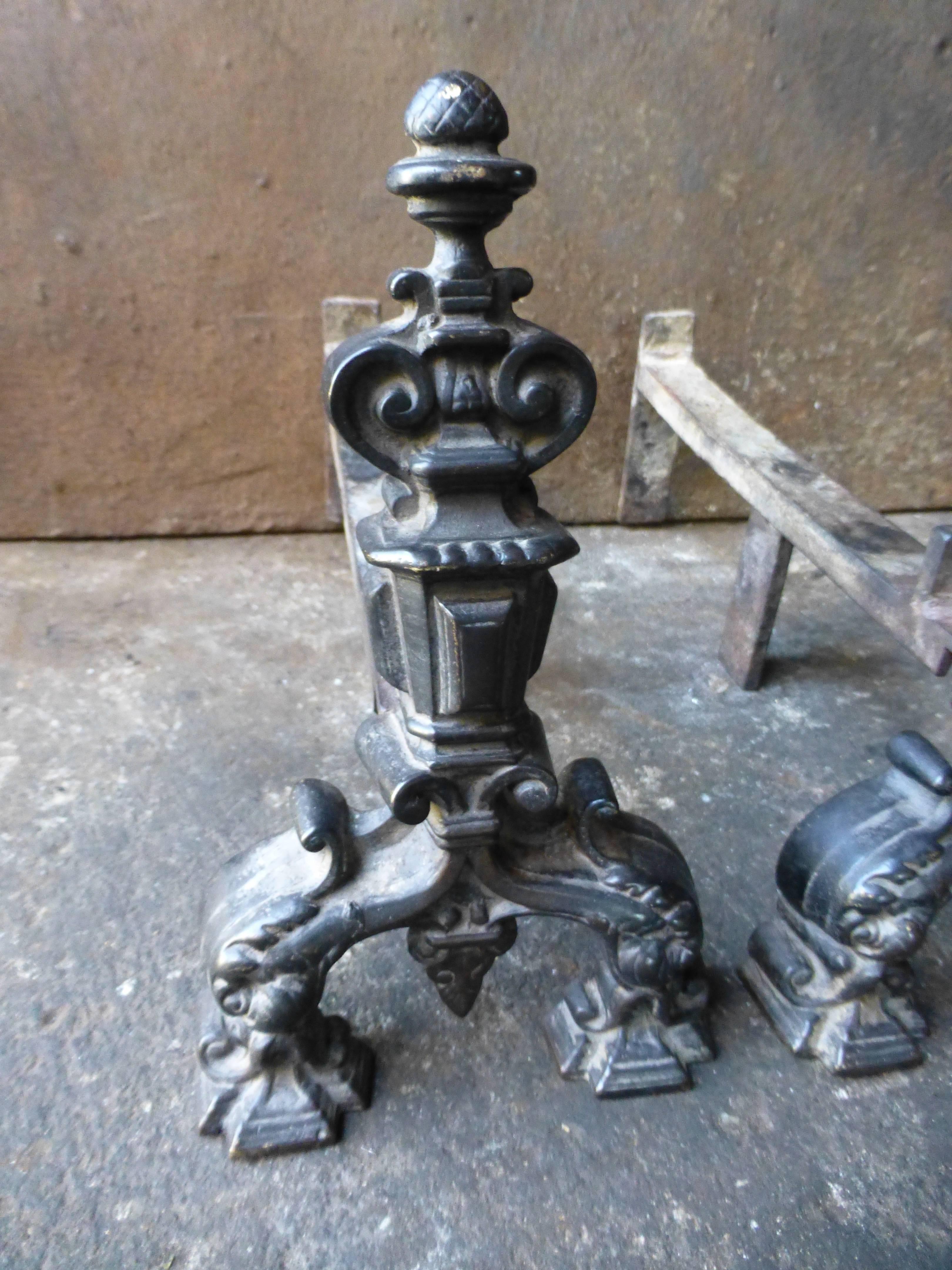 French Firedogs or Andirons In Good Condition In Amerongen, NL