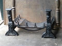 19th Century French Fireplace Grate, Fire Grate