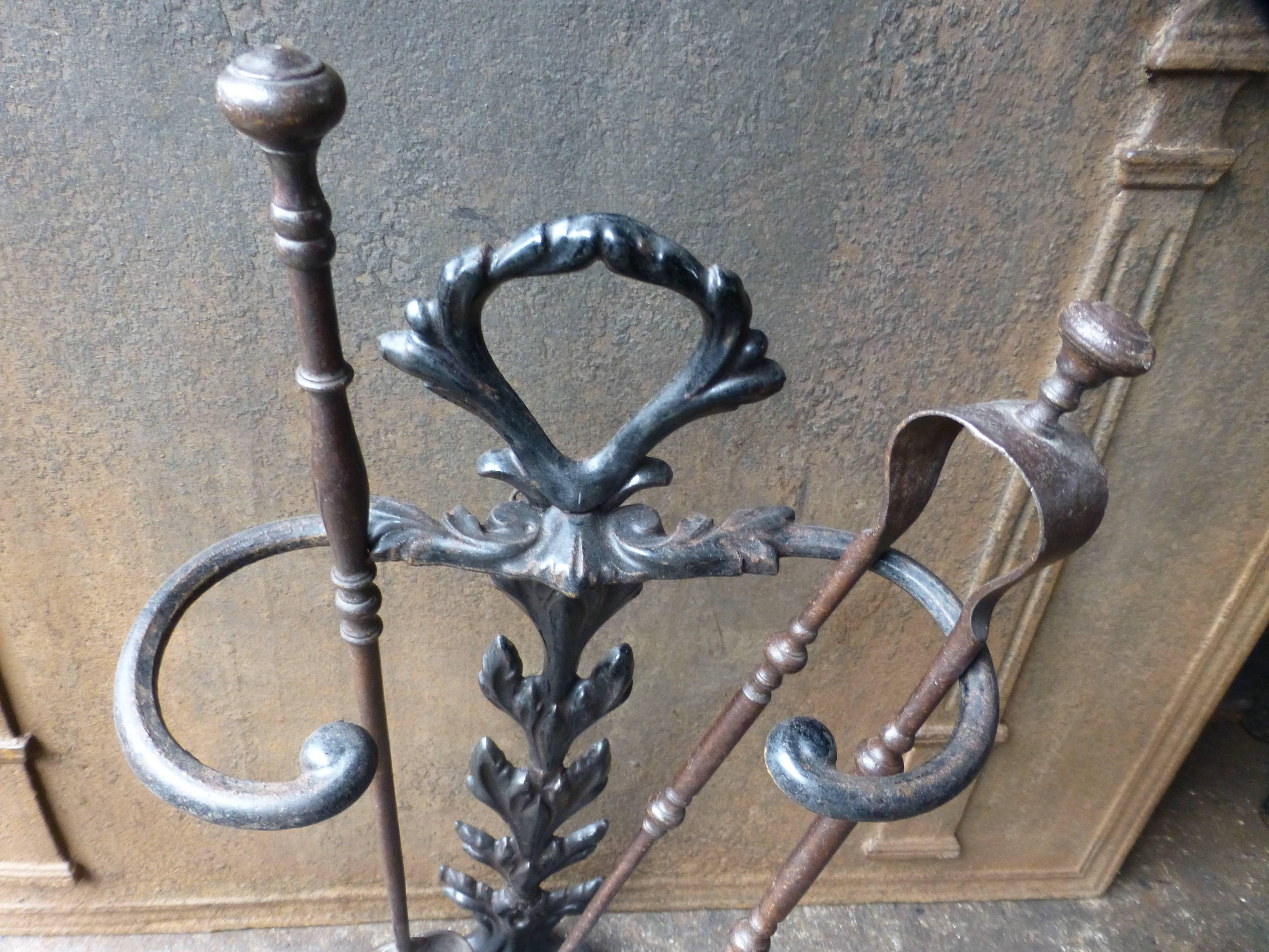 wrought iron companion set